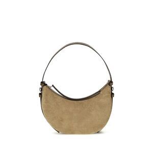 Tory Burch Beige Suede Leather Shoulder Women's Bag